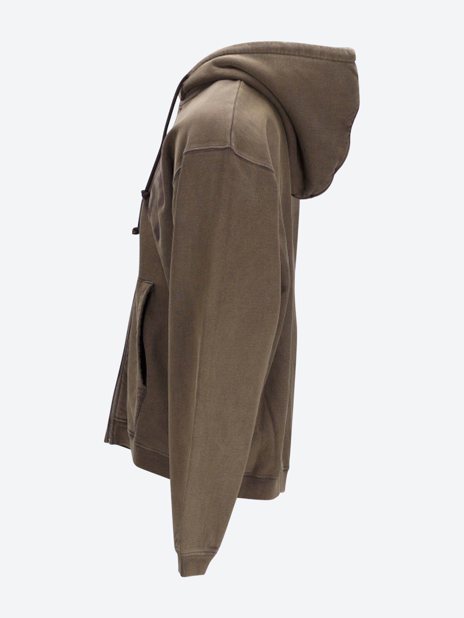 Kapuzenpullover mit Reißverschluss und verblasstem Grafikmuster 2