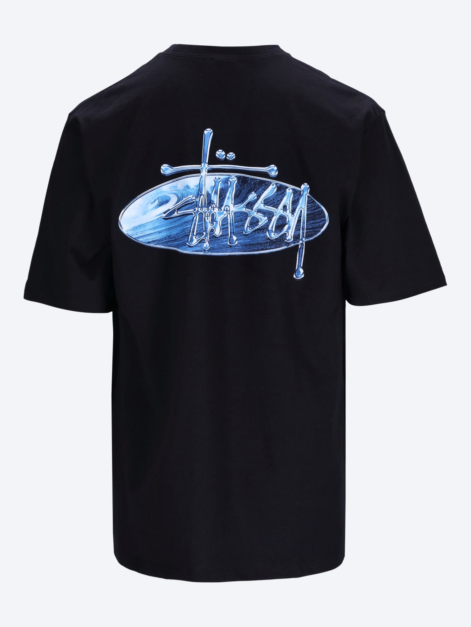 Ovales T-Shirt mit Wellenmuster 2