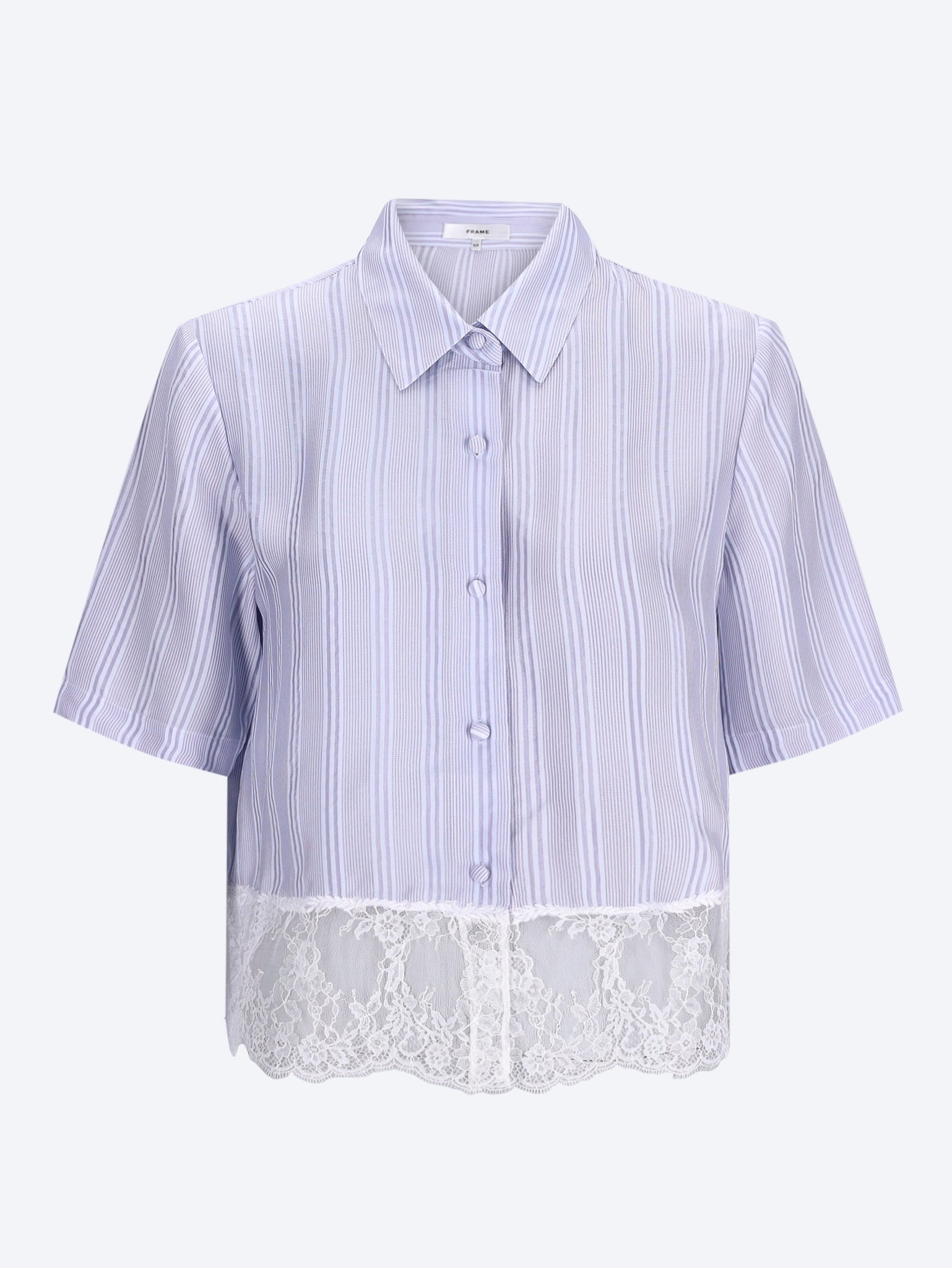 La chemise en dentelle rayée 1