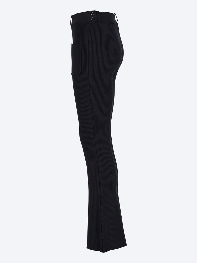 2-pockets rib knit pants 2
