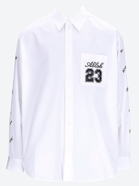 23 logo heavycot overshirt