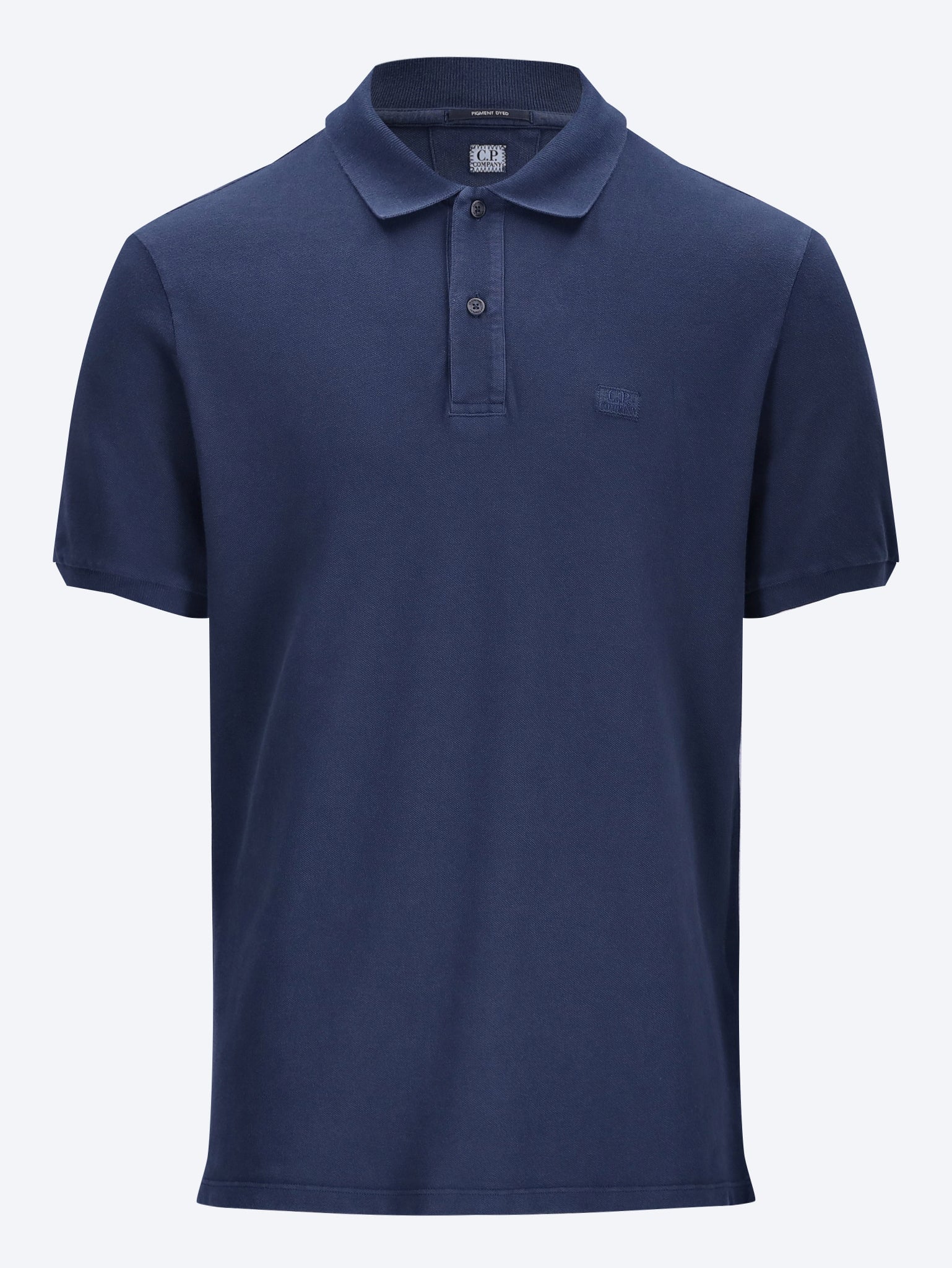 24/1 piquet pigment dyed short sleeve polo 1
