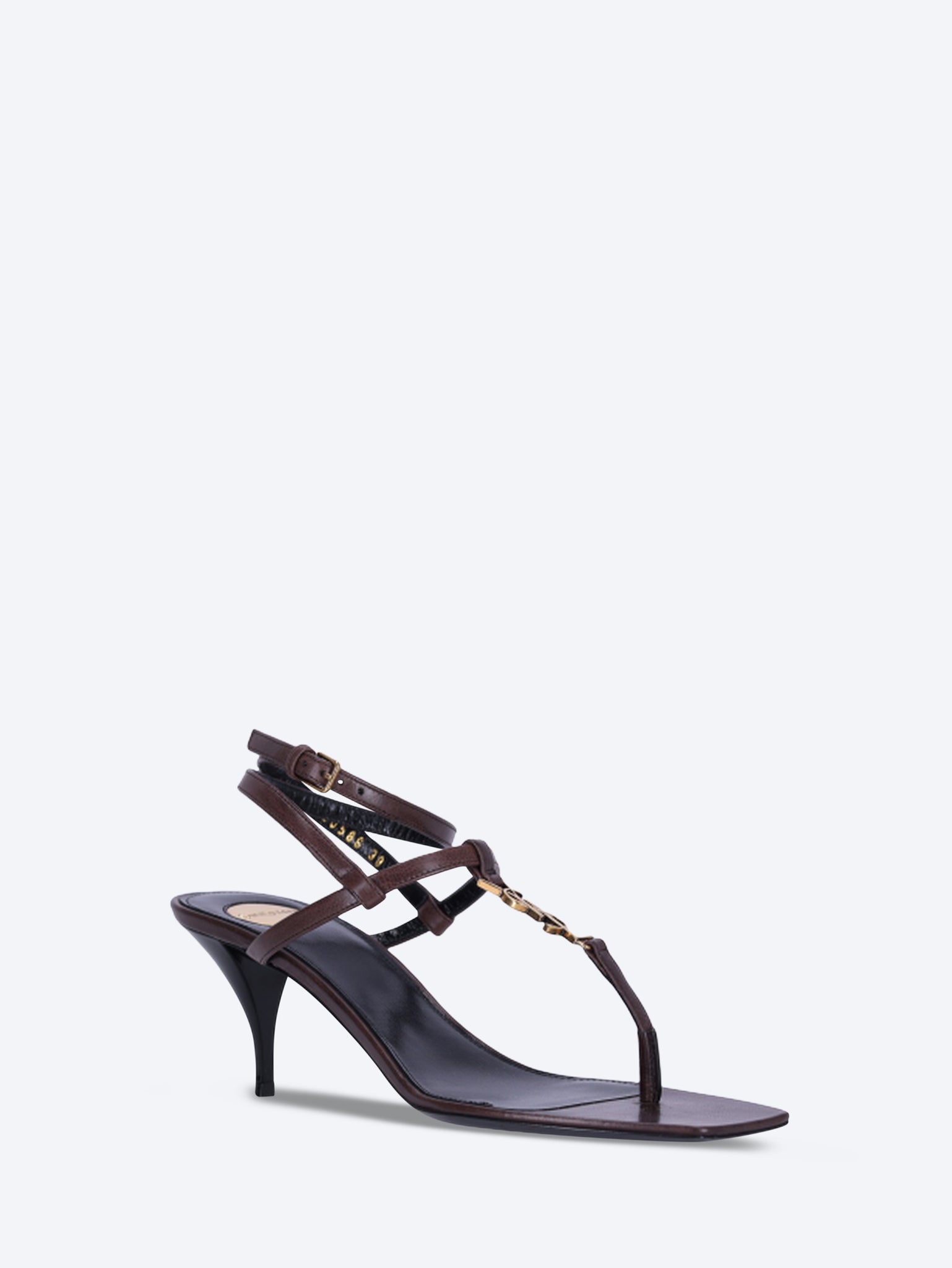 Leather mid heel pumps 2
