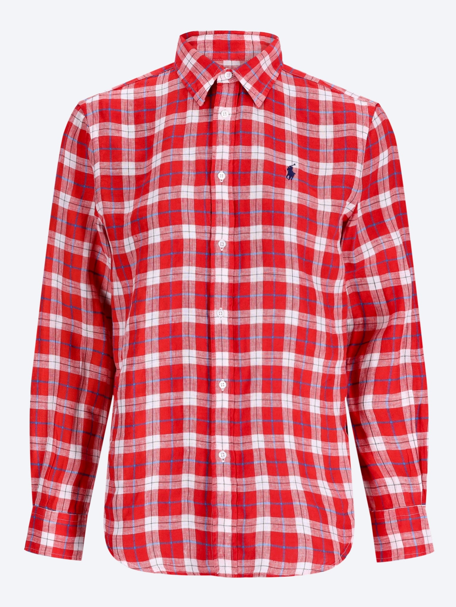 Chemise classique à manches longues en lin 1