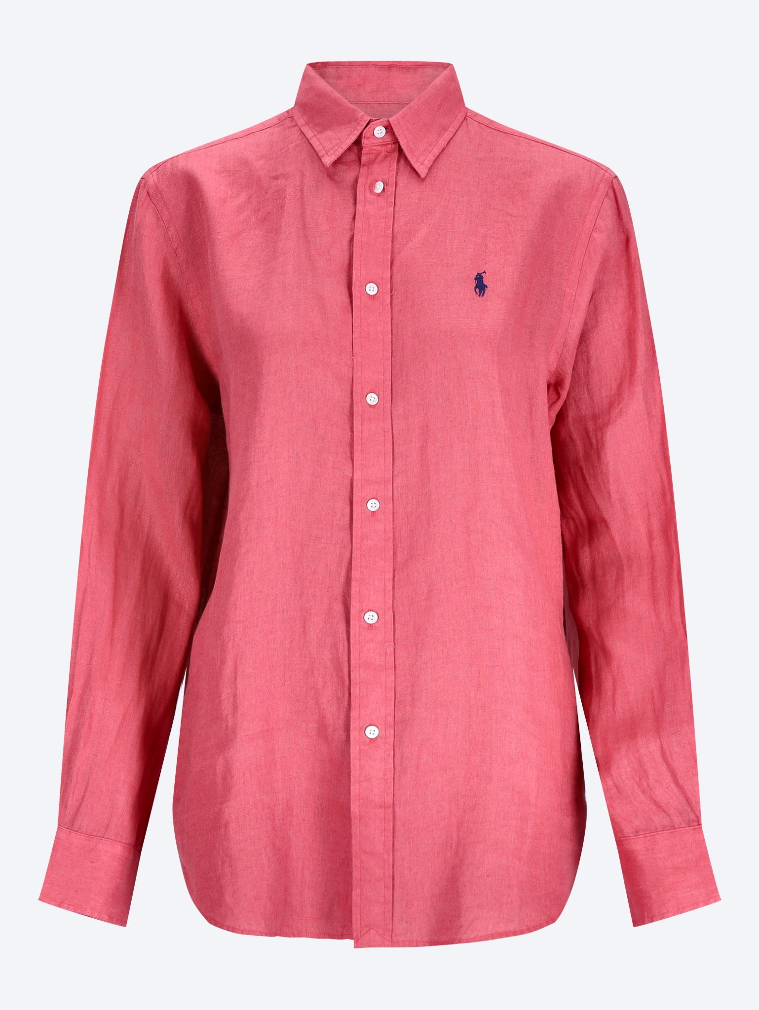 Chemise classique à manches longues en lin 1