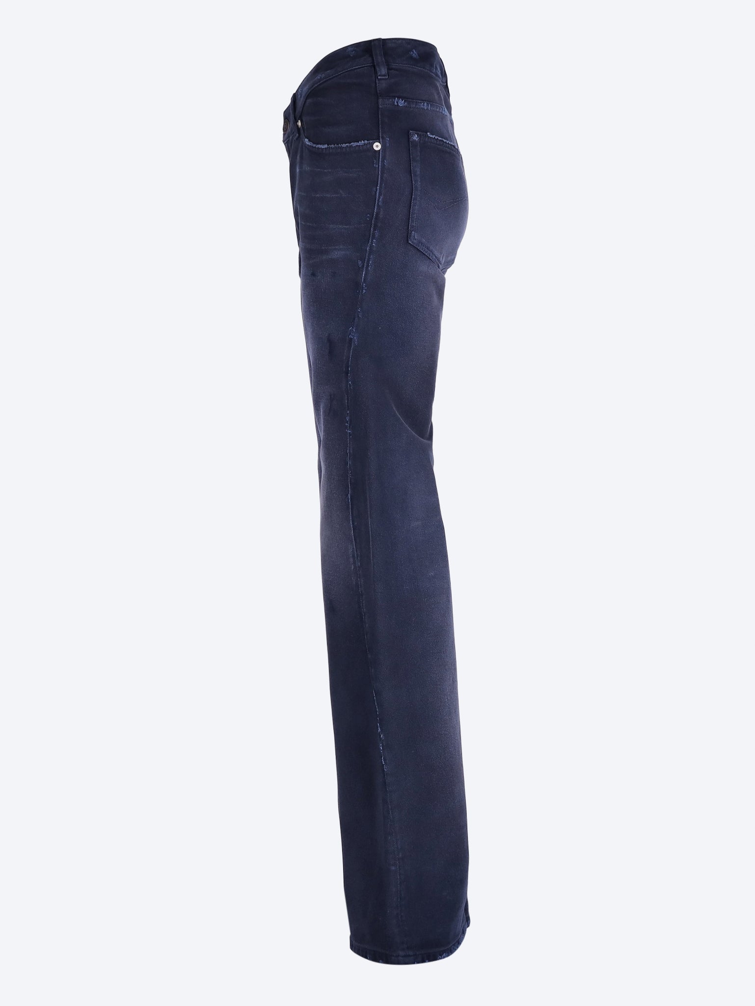 Curved waist pants 2