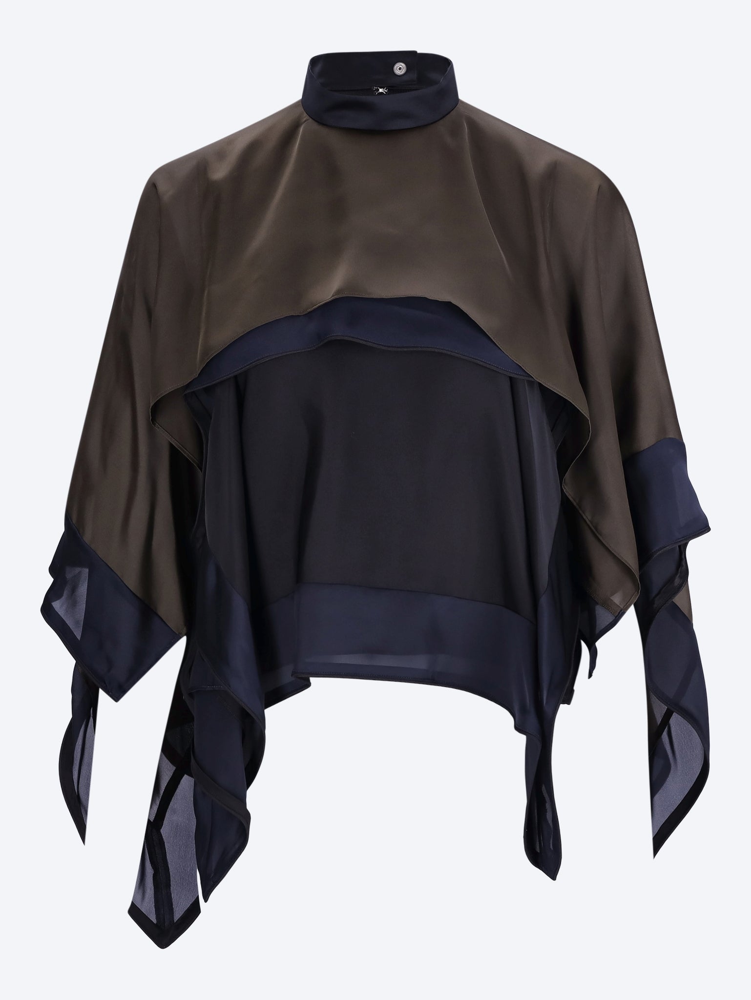 Pullover aus Satin und Chiffon 1