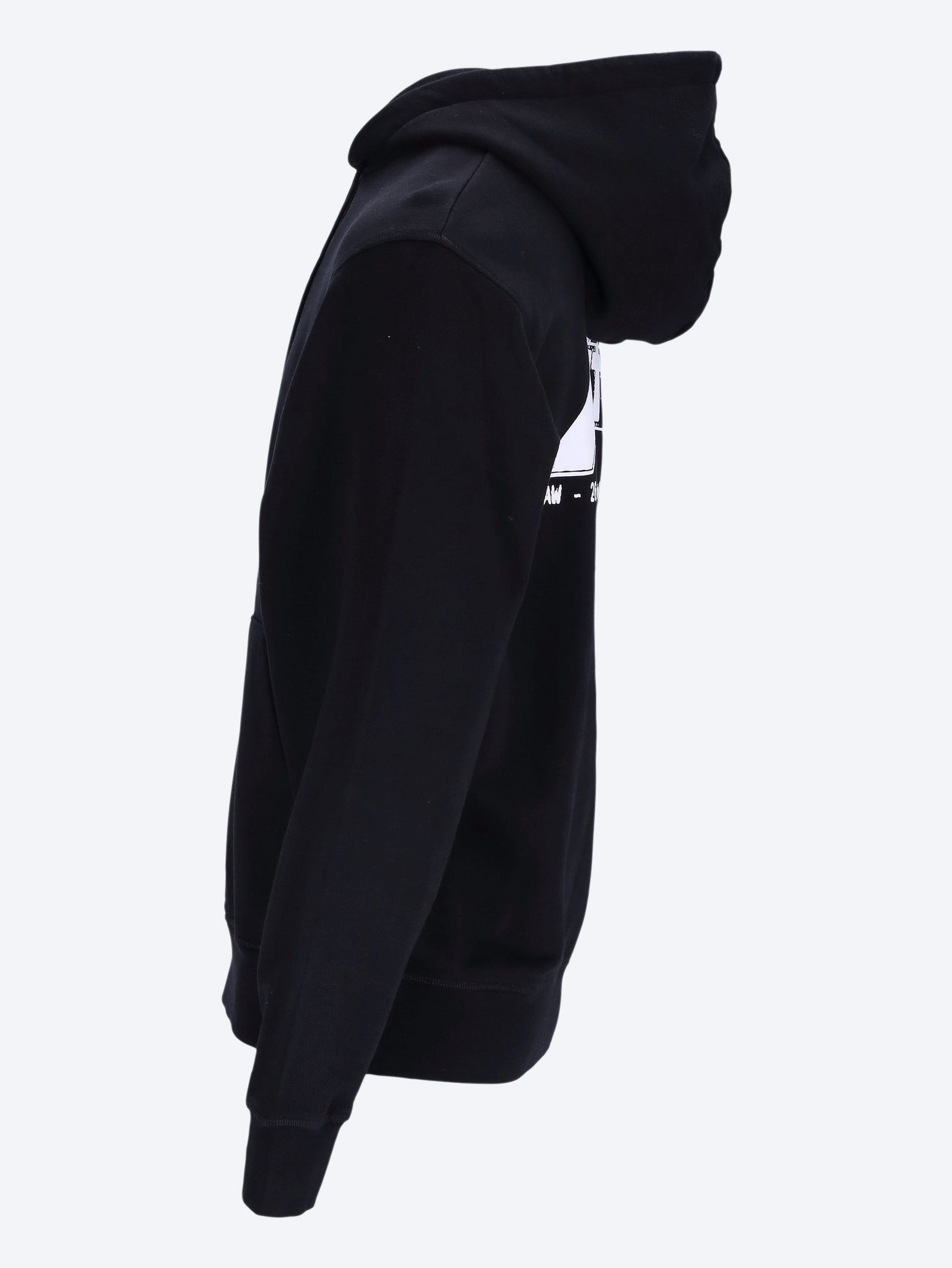 Receipt back print hoodie 2