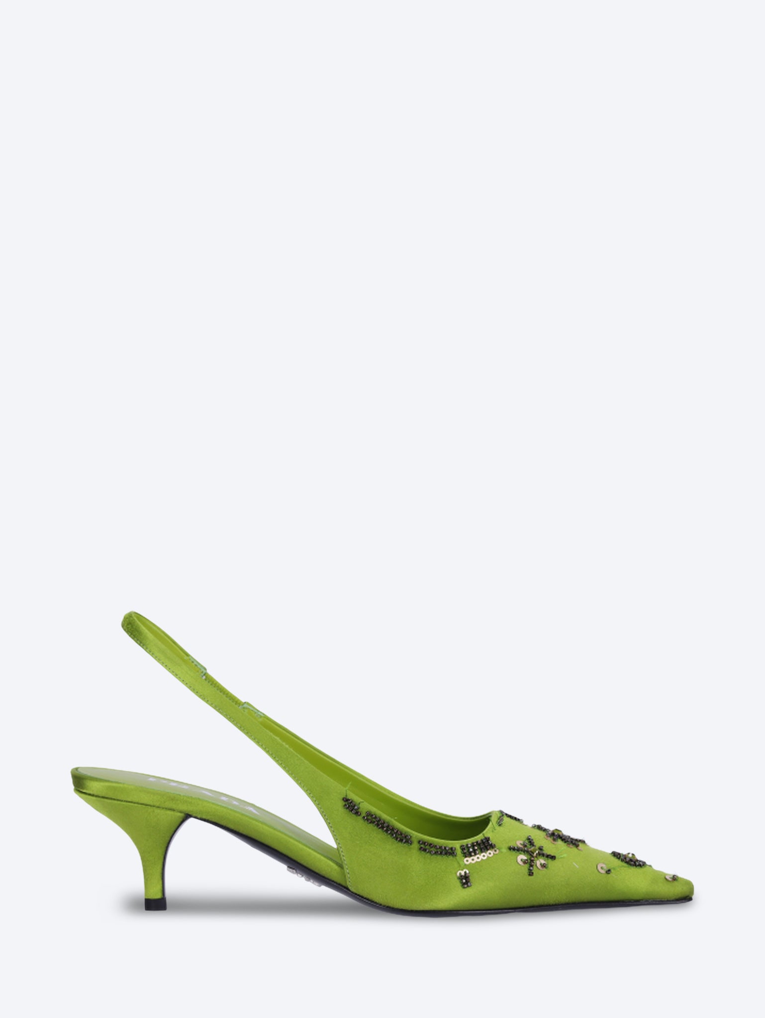 Raso Ricamo Pumps mit offenem Absatz 1