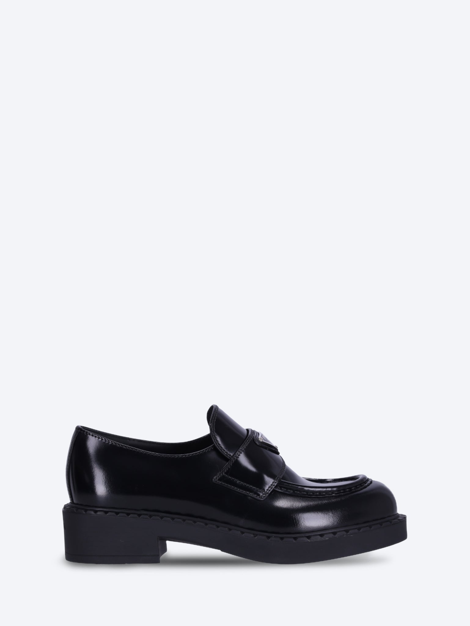 Chocolate brushed leather loafers 1