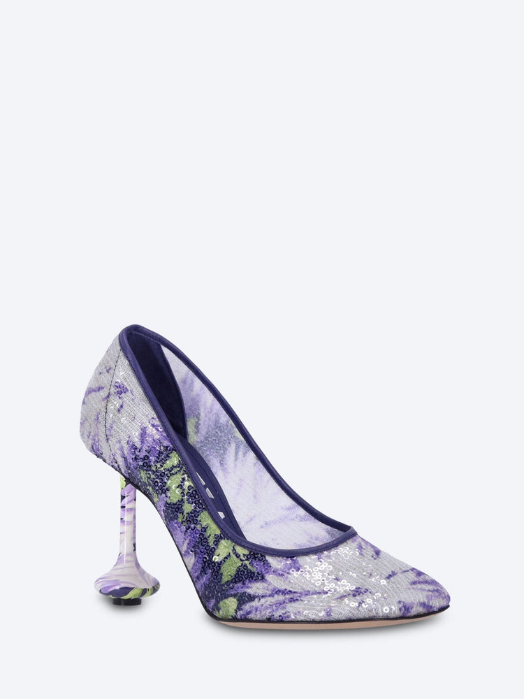 90 sequins floral toy pumps 2