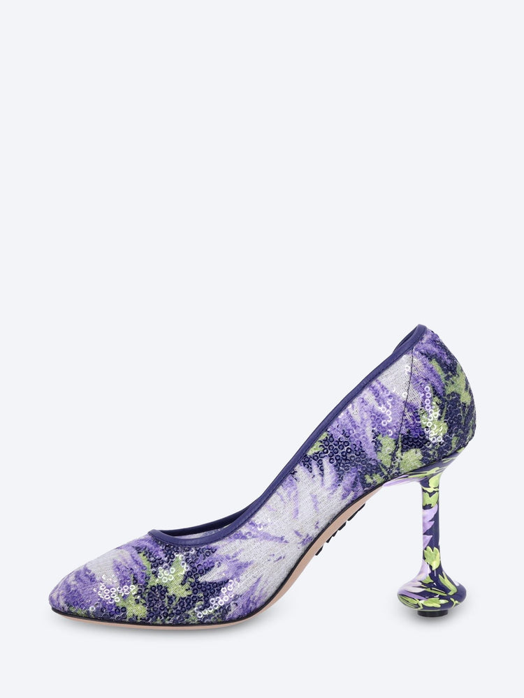 90 sequins floral toy pumps 4