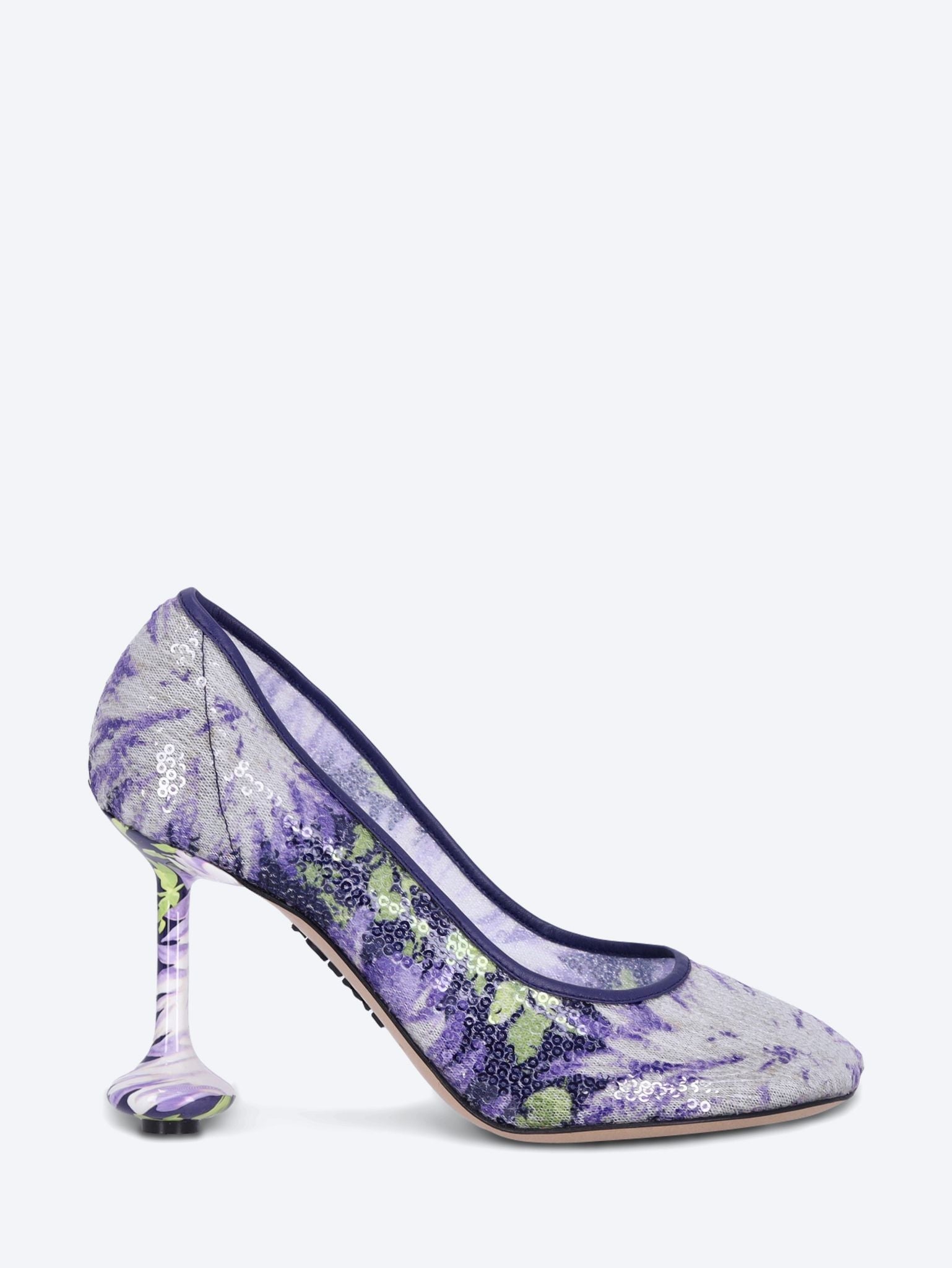 90 sequins floral toy pumps 1