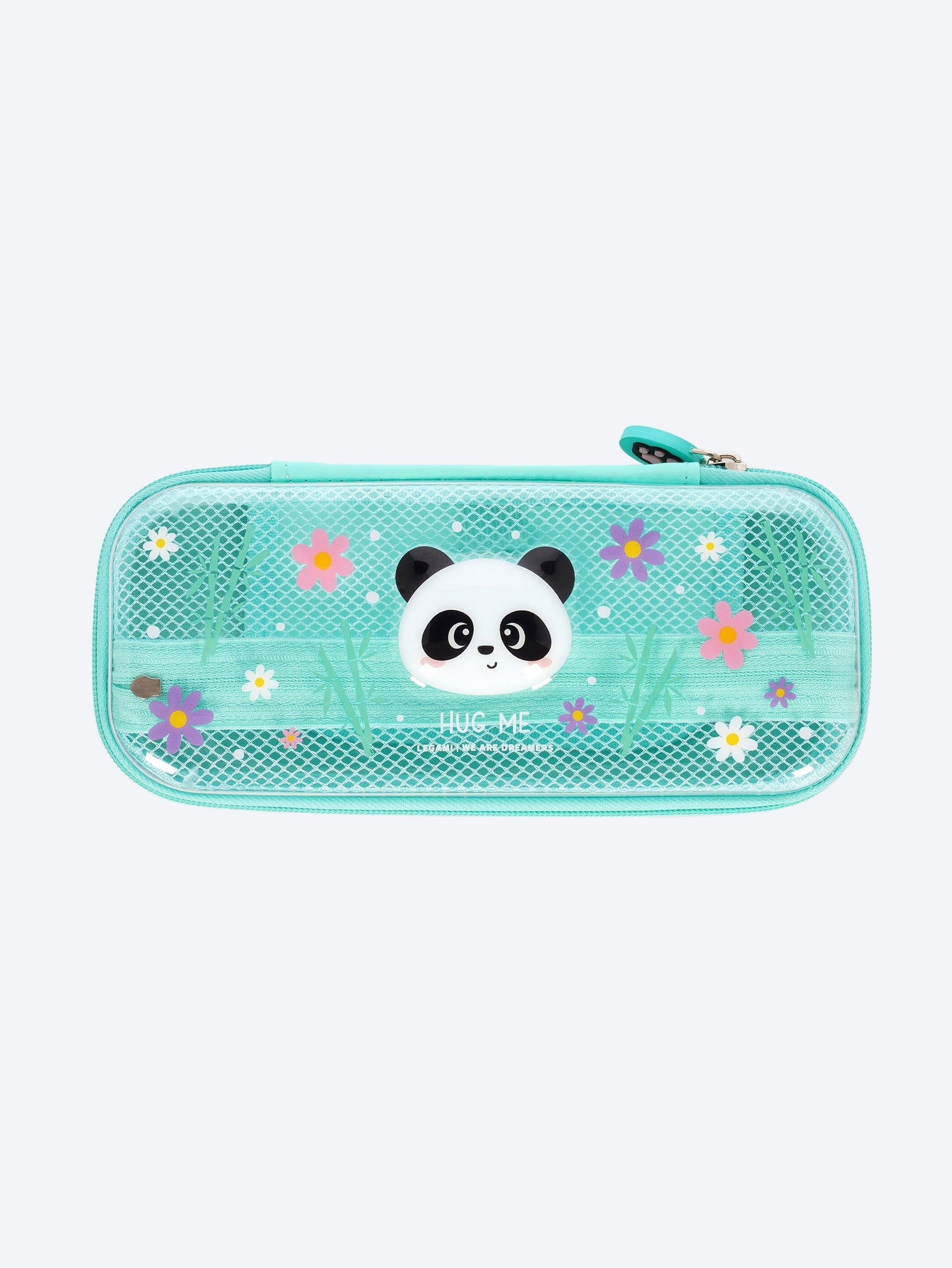 Starres, transparentes Federmäppchen Panda – Wonderwow 1