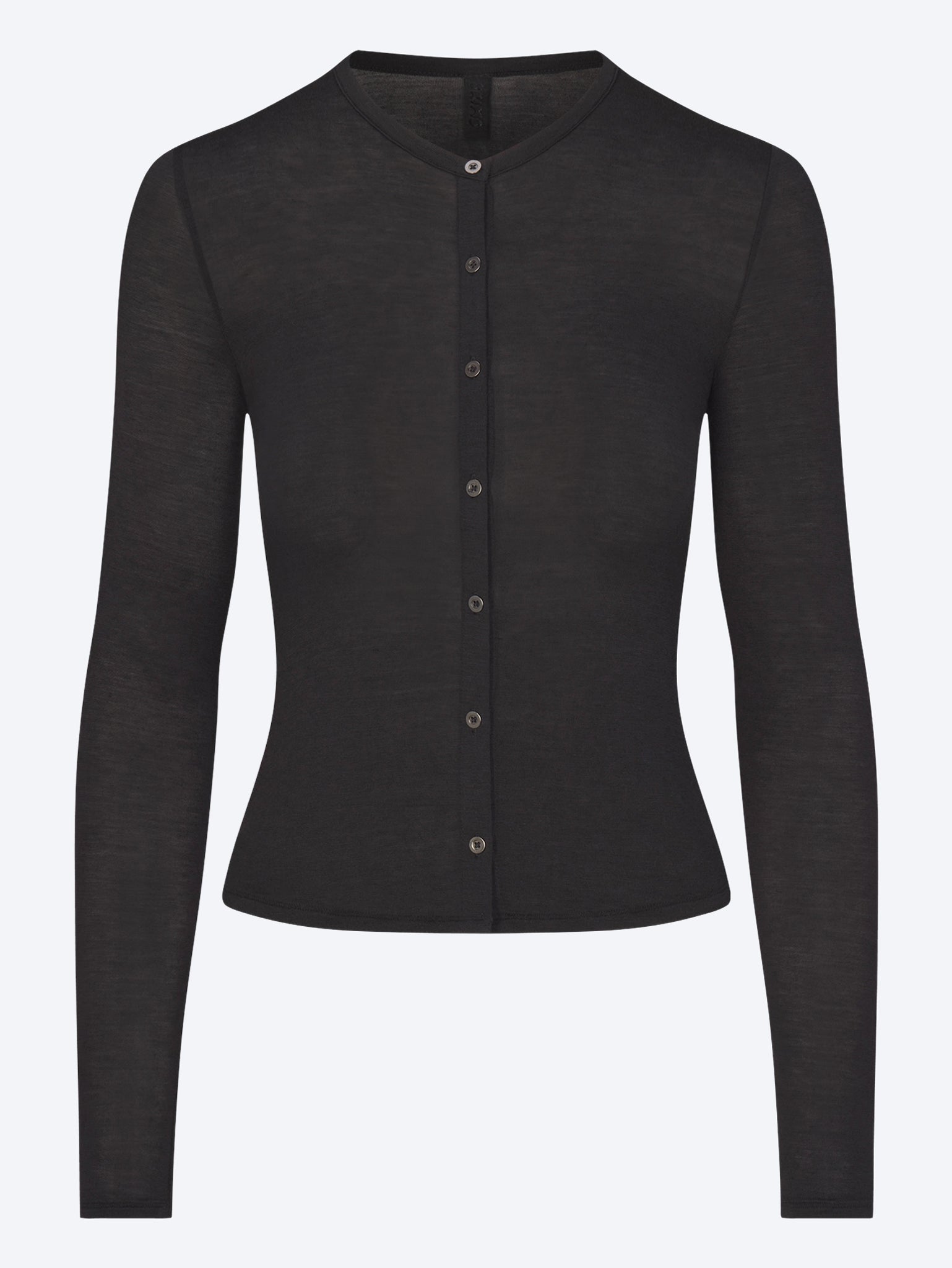 Cardigan transparent en modal 1