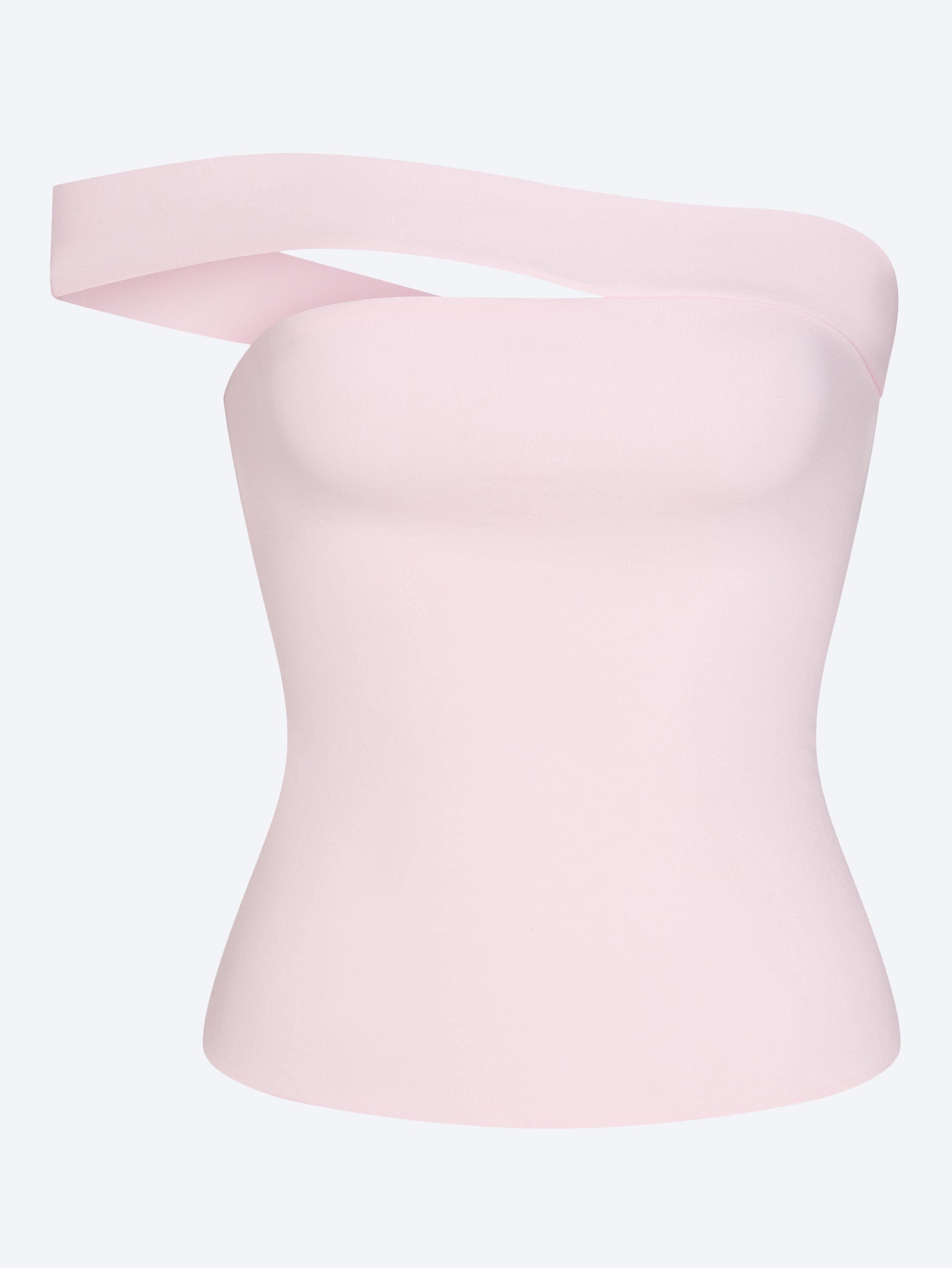 Asymmetrisches Oberteil aus Baumwolljersey 1