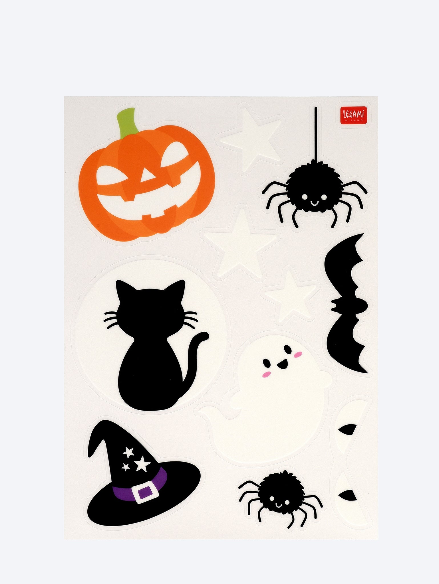 Set mit 40 statisch haftenden Fensteraufklebern – Fenster-Wow – Halloween 2