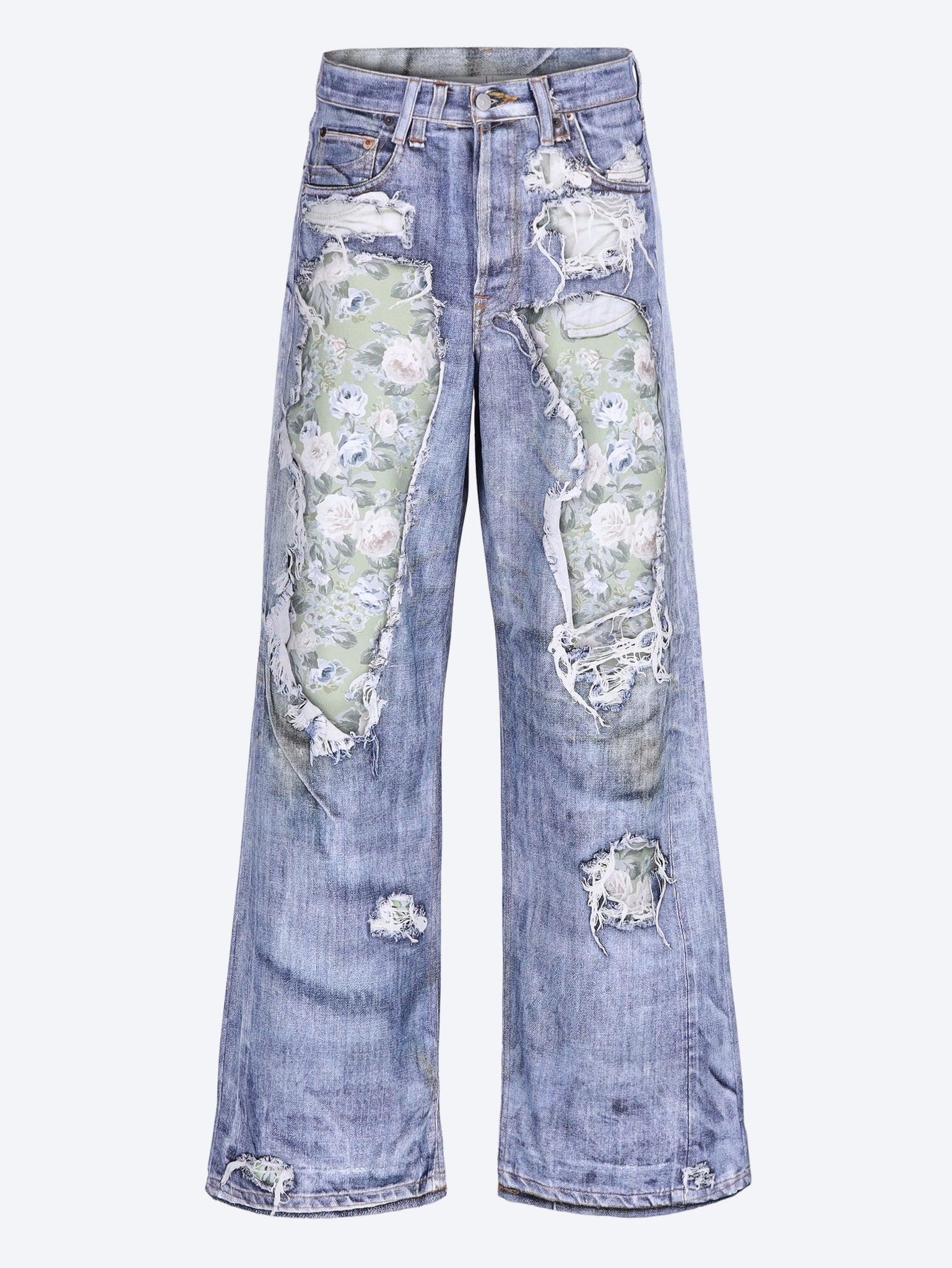 Acne studios 1981 trompe l'oeil jeans 1