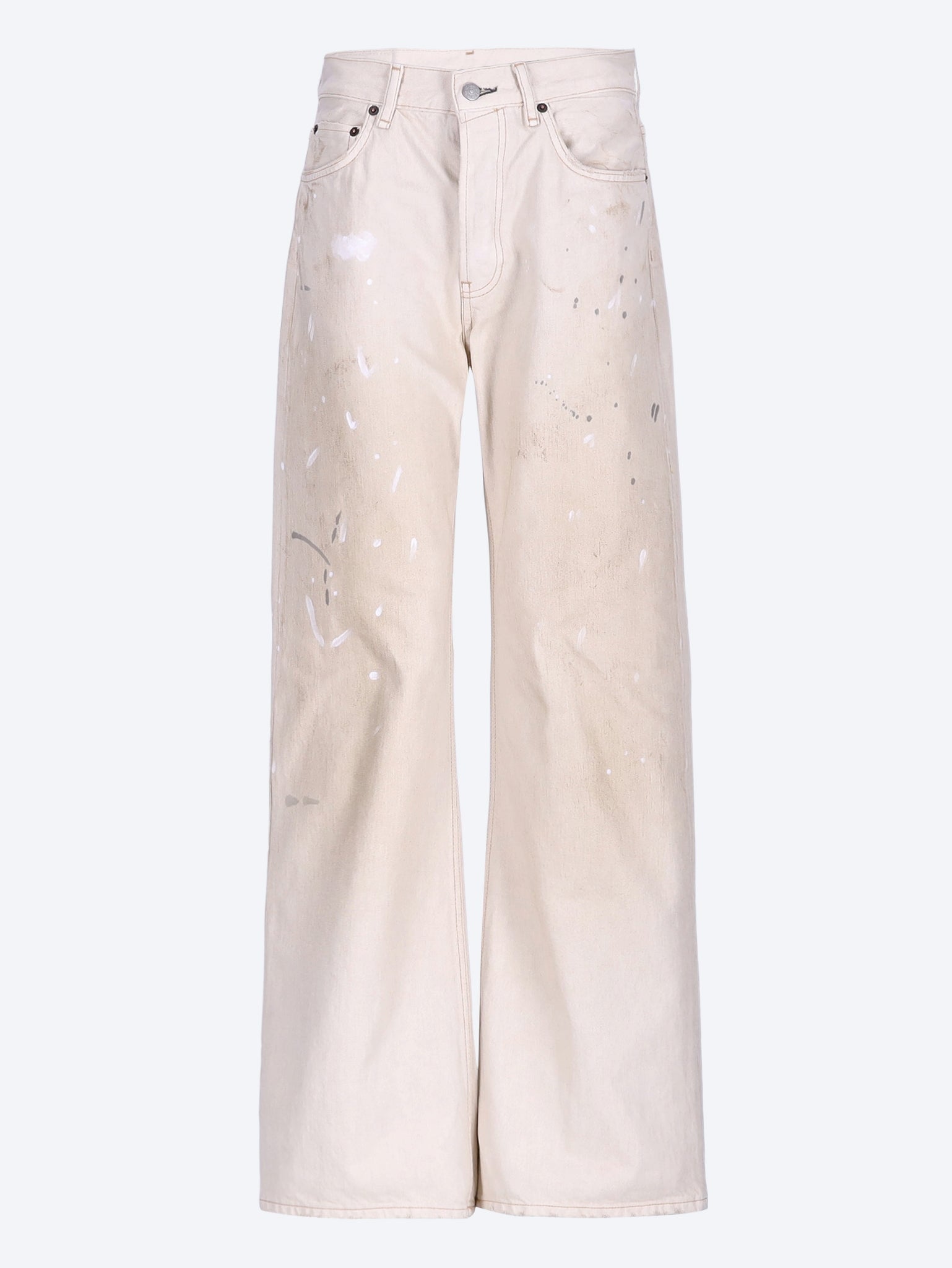 Acne Studios 2021f weiße Trafalgar-Jeans 1