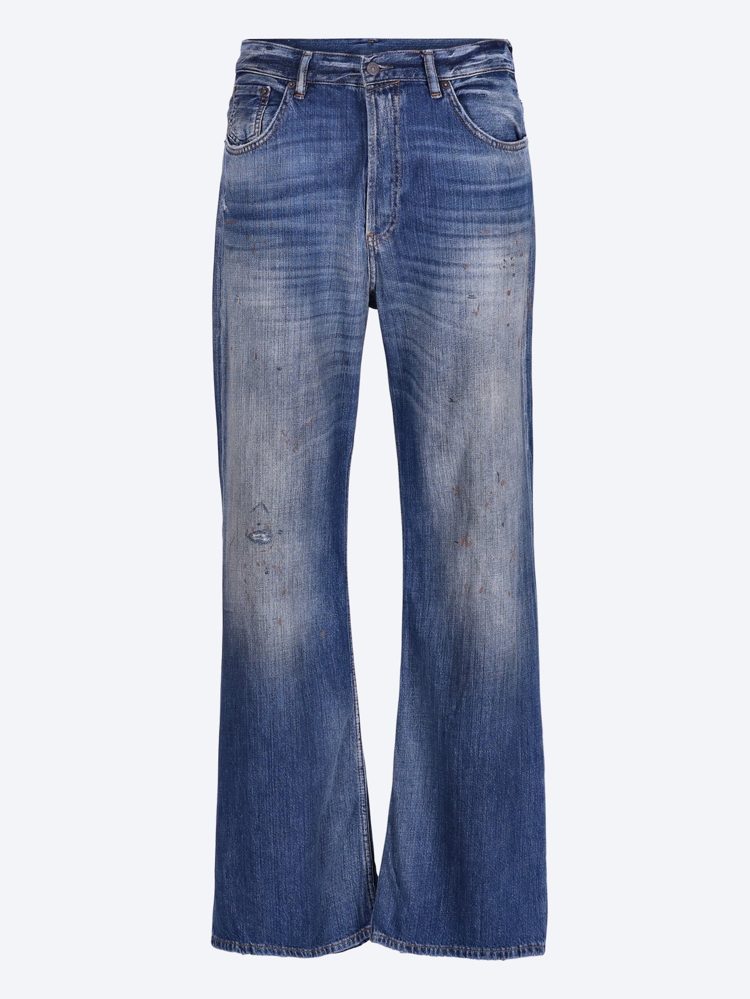 Acne studios 2021m mid blue trafalgar jeans 1
