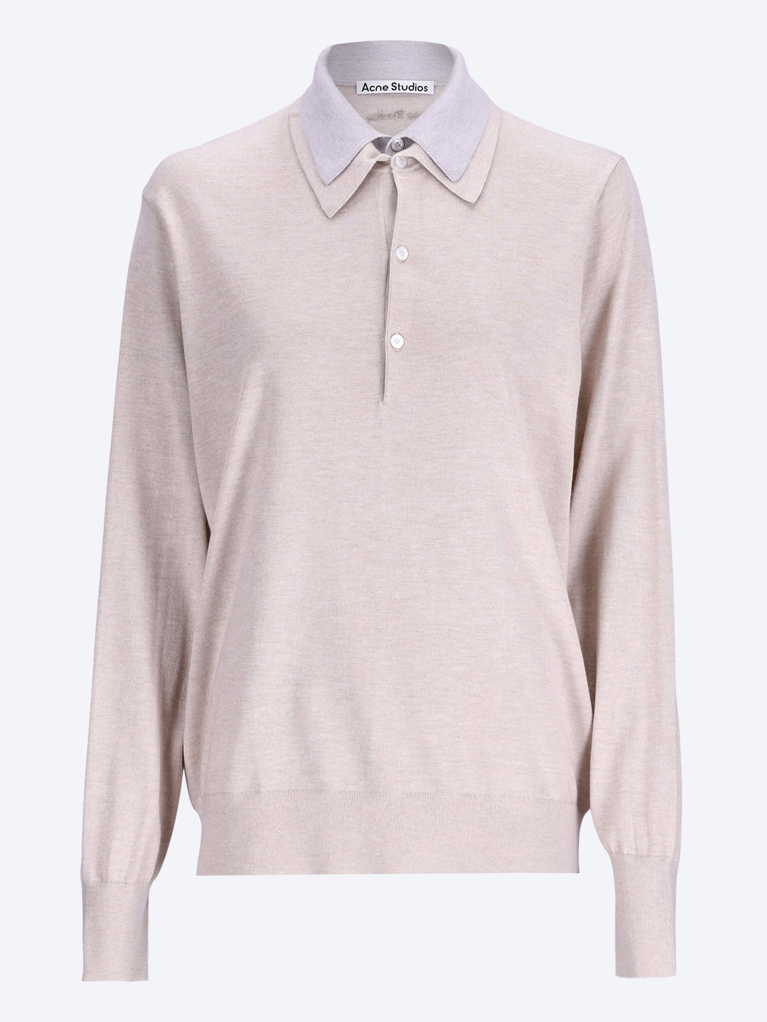 Acne Studios Polopullover mit V-Ausschnitt 1