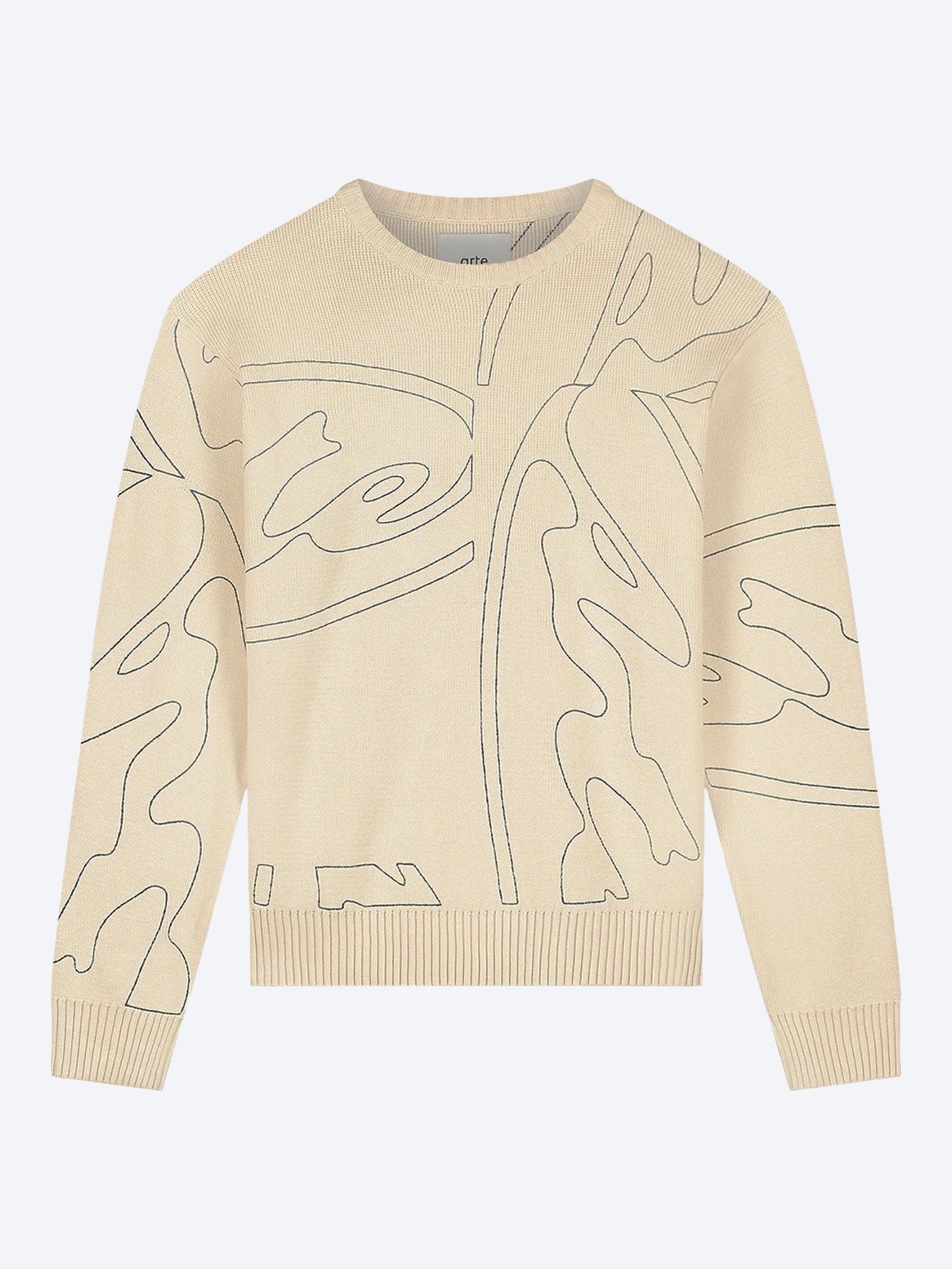 Allover circle logo knit 1