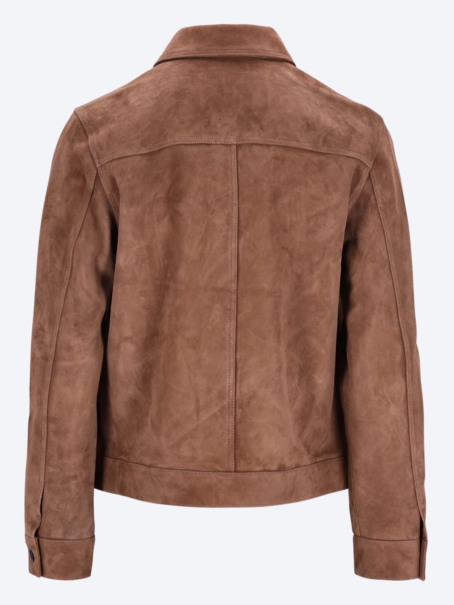 Ami de coeur leather button-down jacket 3