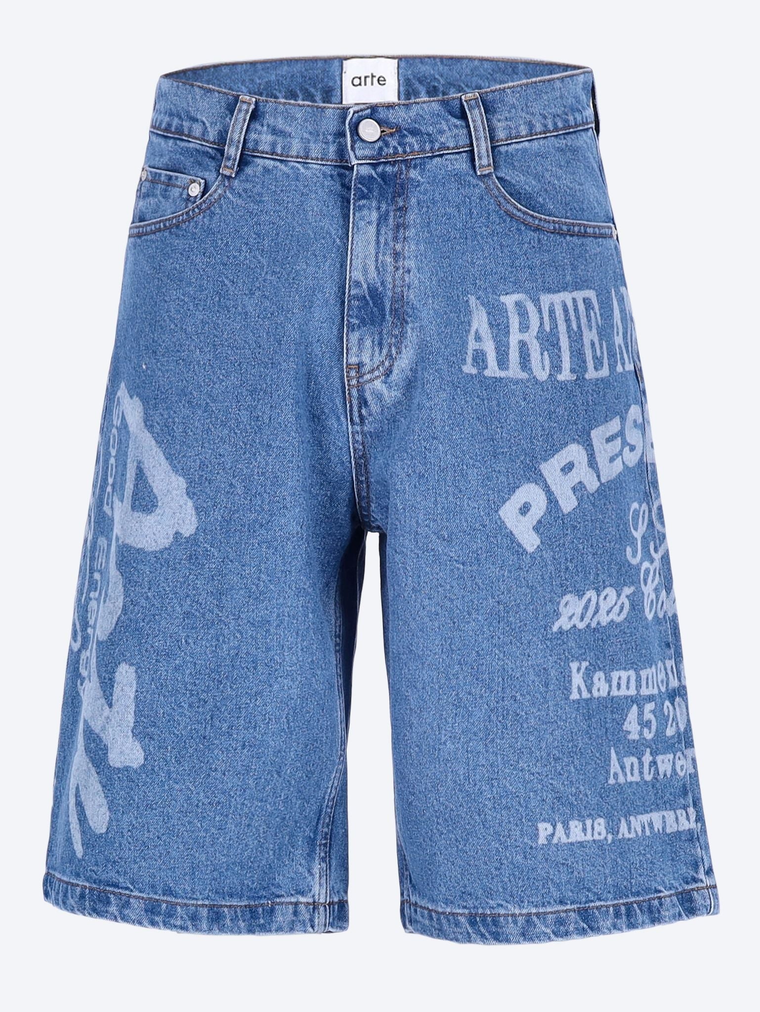 Arte print shorts 1