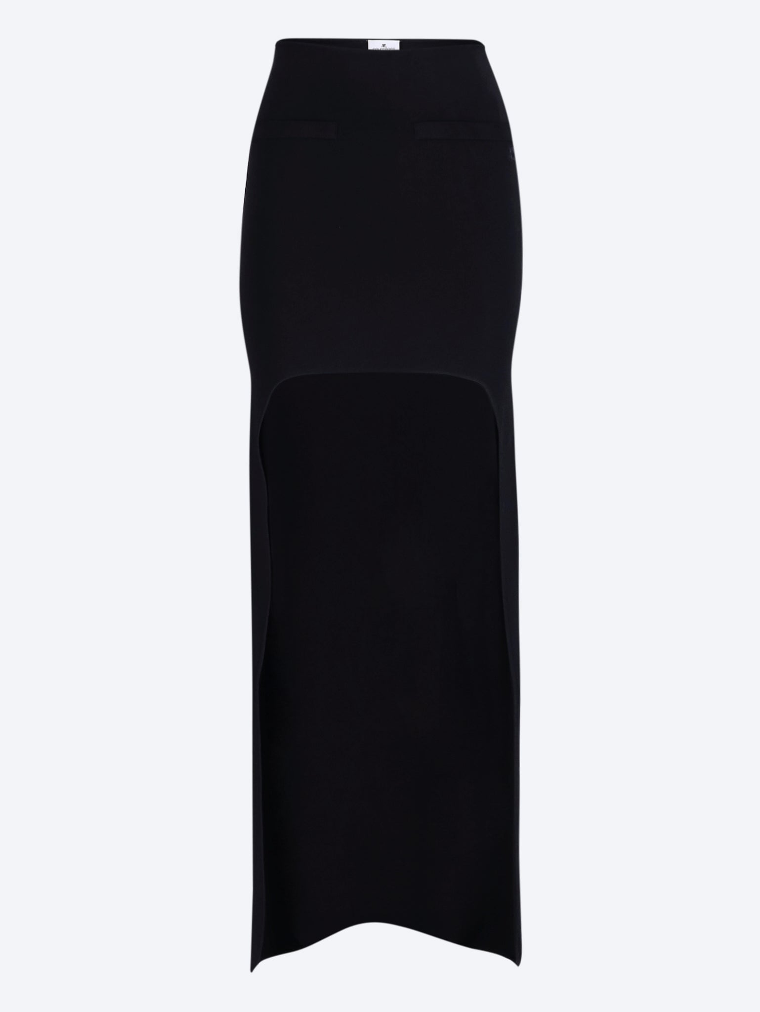 Asymetrical knit skirt 1
