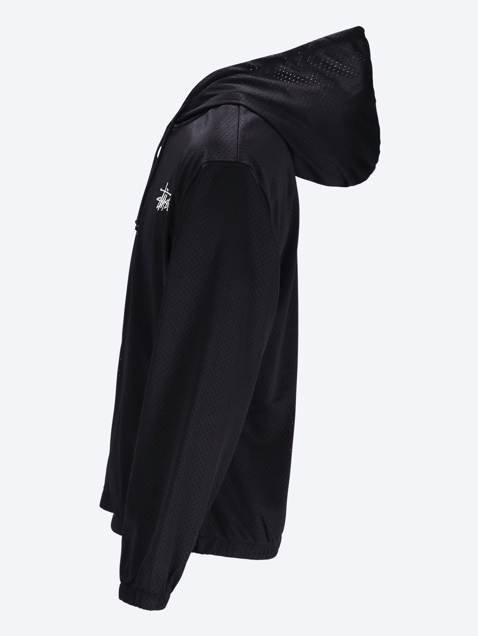 Athletischer Kapuzenpullover aus Mesh mit Reißverschluss 2