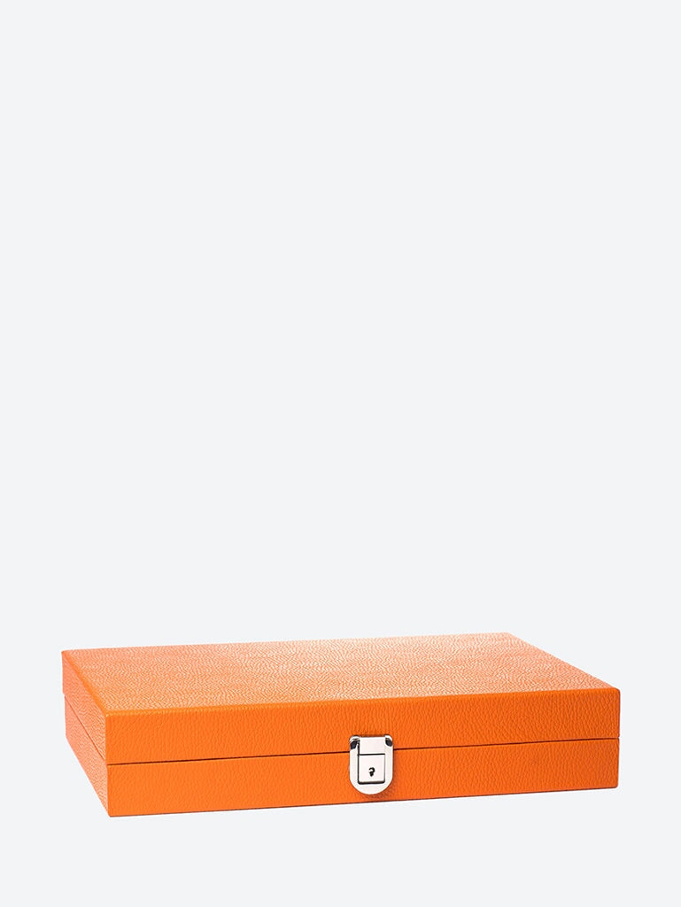 Backgammon Baptiste Buffle Orange 4