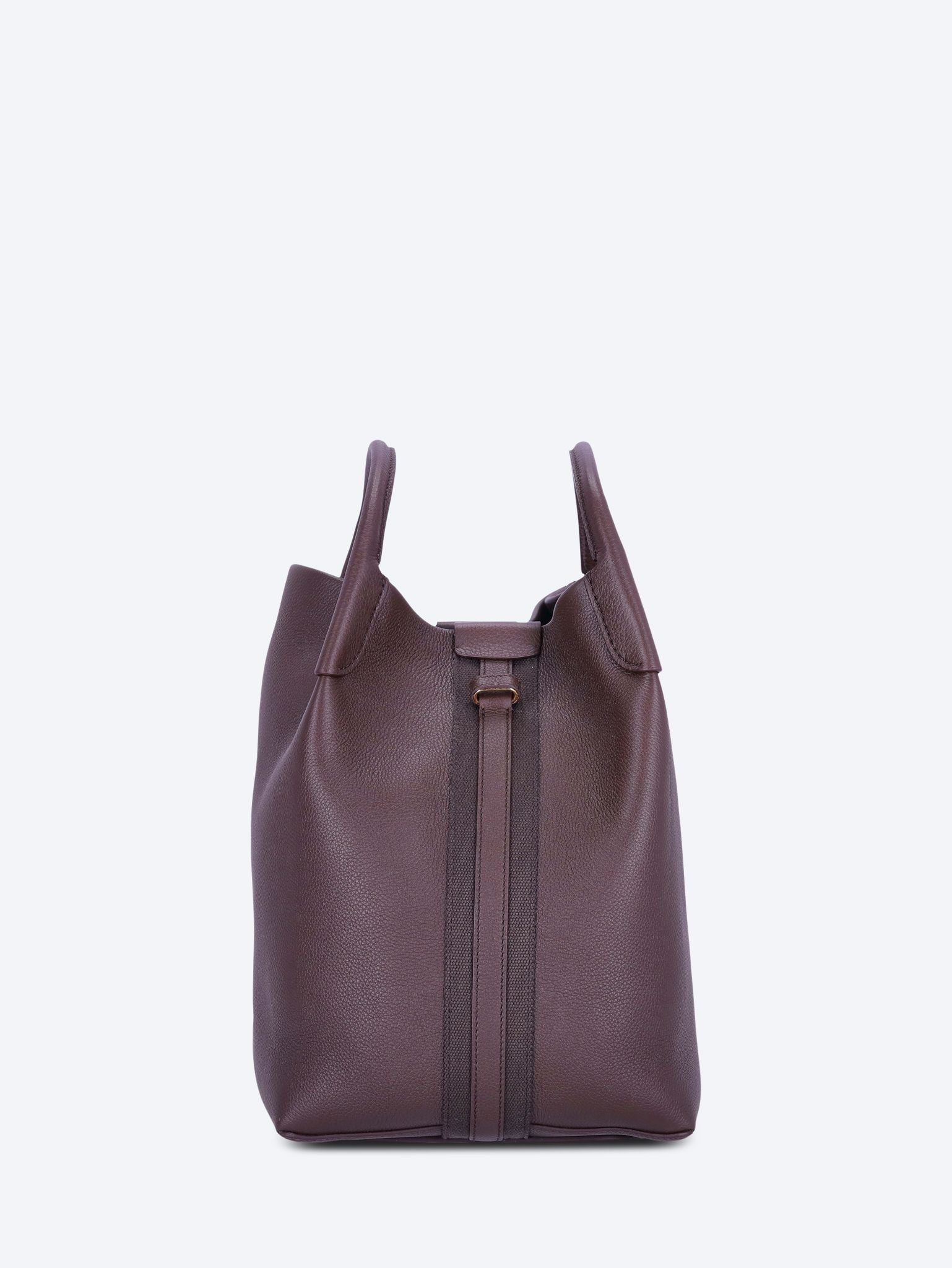 Bale large fine grained leather bag 4
