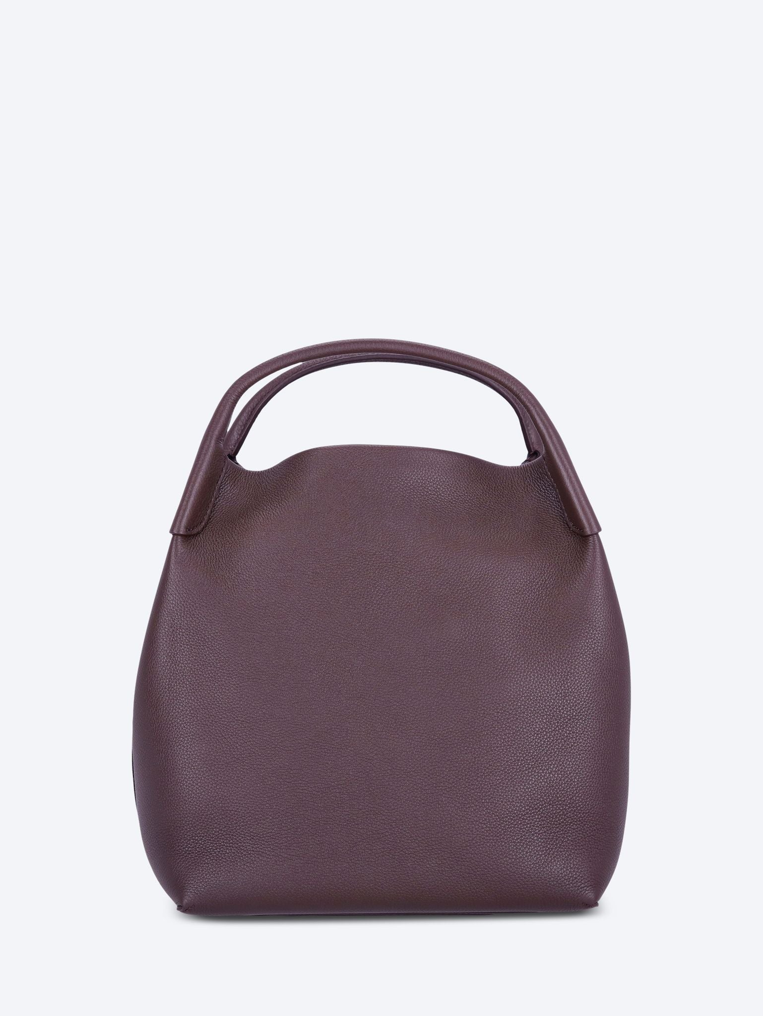 Bale large fine grained leather bag 5