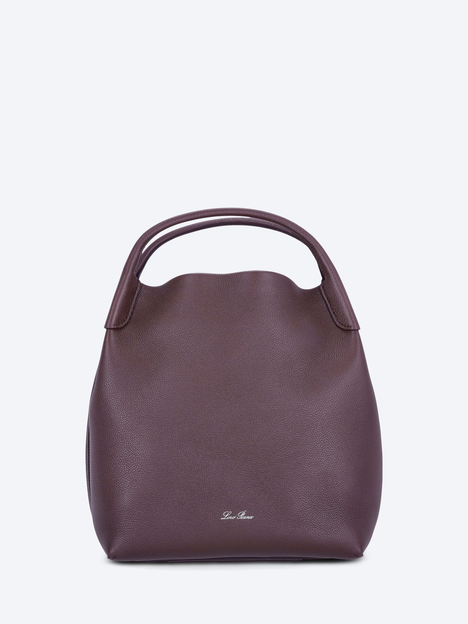 Bale large fine grained leather bag 1