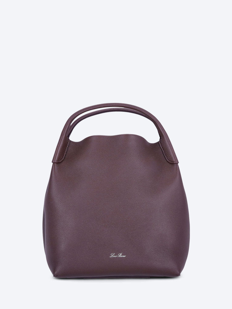 Bale large fine grained leather bag 1