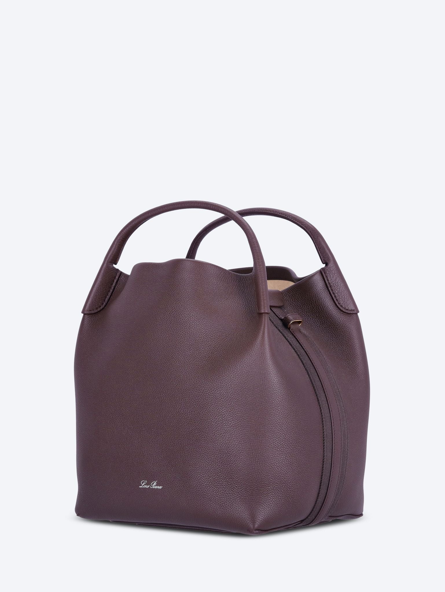 Bale large fine grained leather bag 2