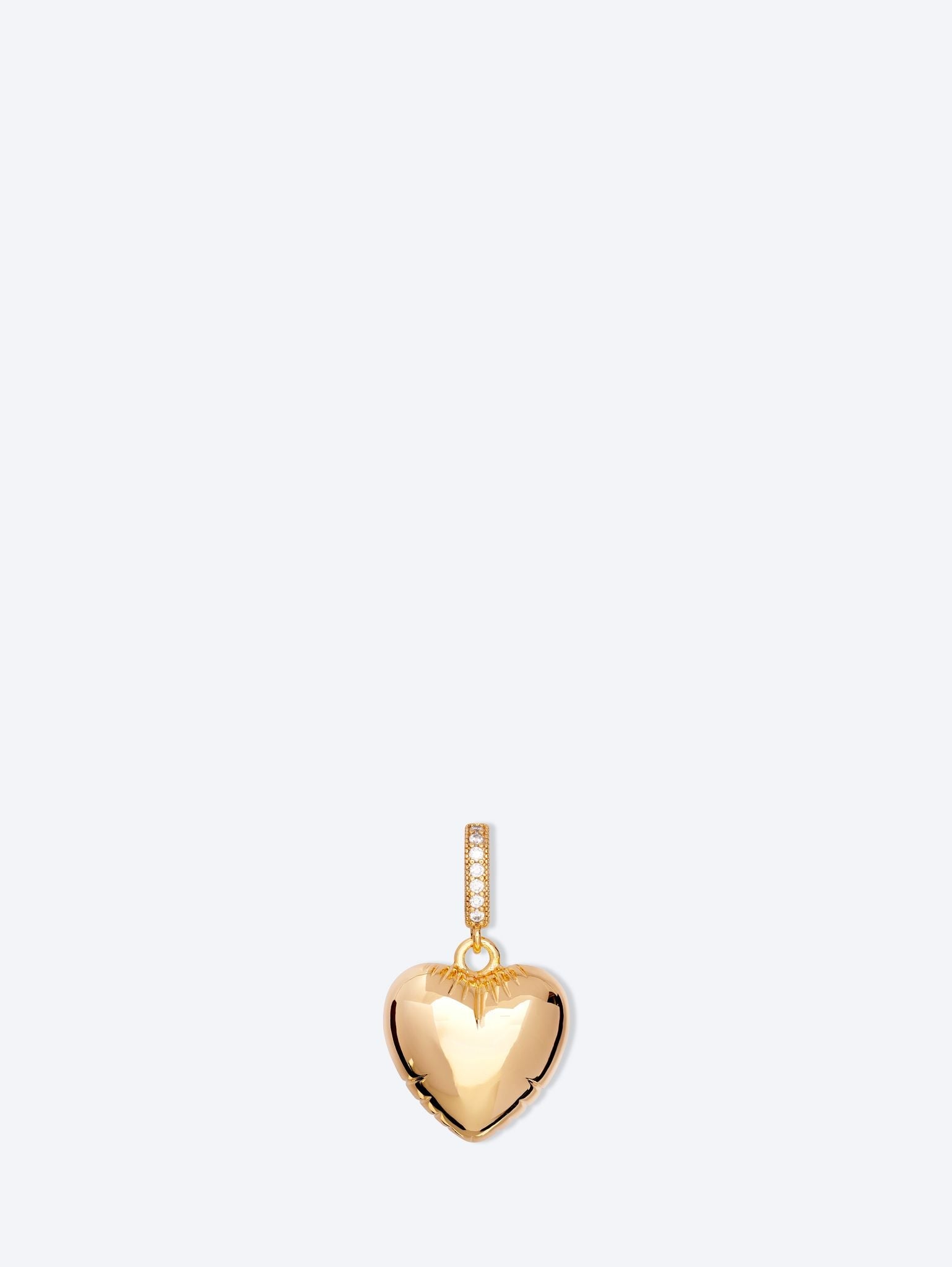 Ballon-Herz-Anhänger Gold 1