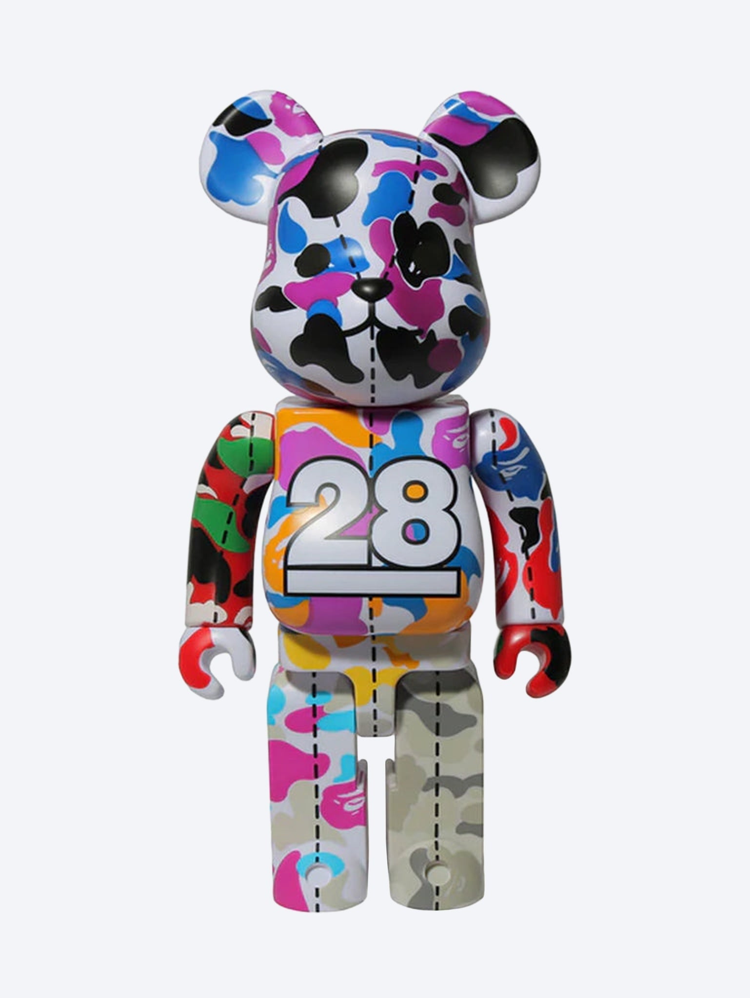 Bearbrick Bape 28. Jahrestag Bape Camo 400 % m b 1
