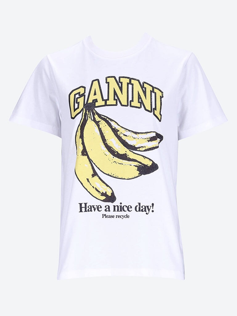 Basic jersey banana relaxed t-shirt 1