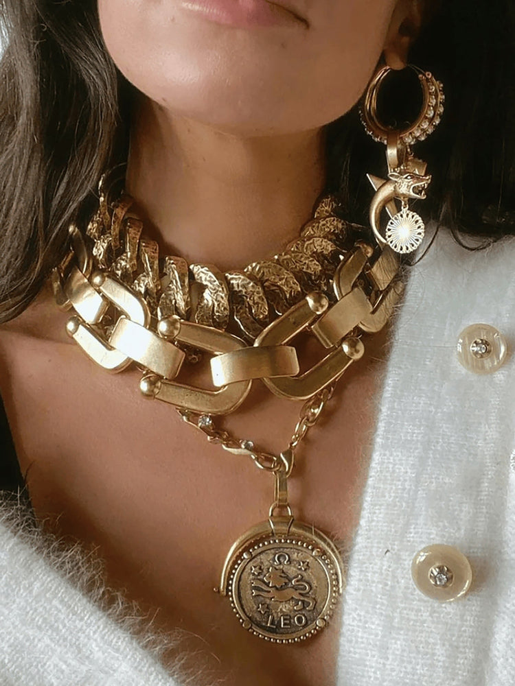 Billie necklace gold plated 2