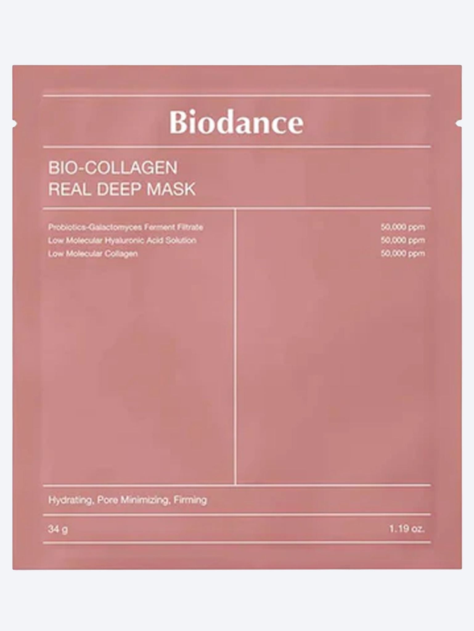 Masque facial profond au bio-collagène 1