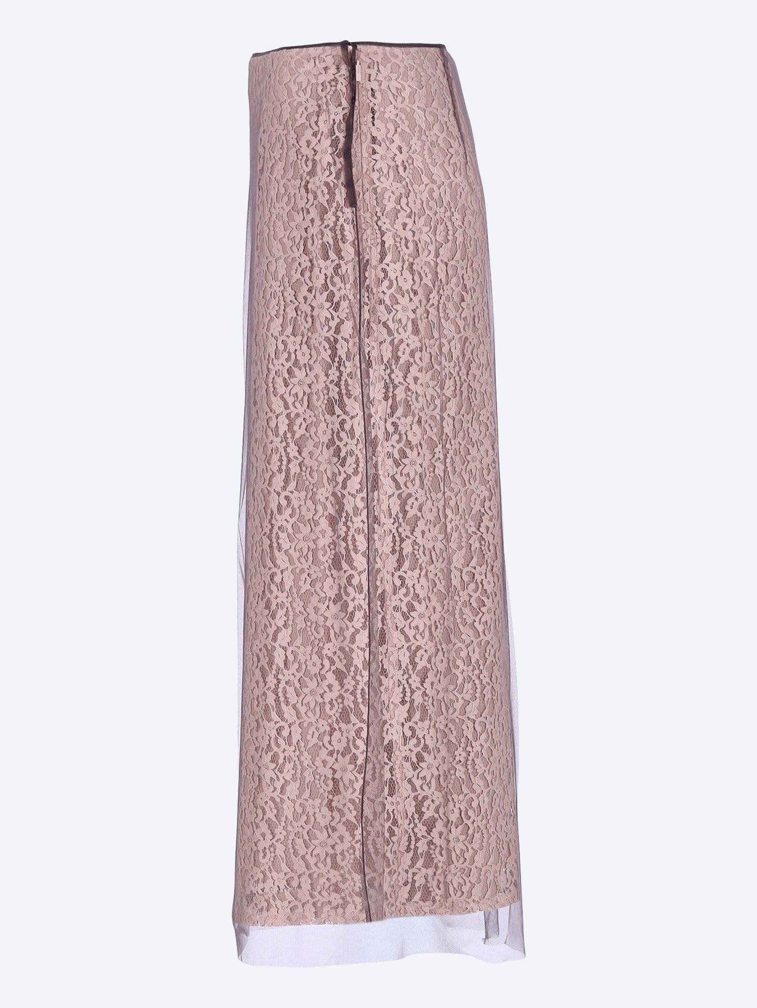 Jupe maxi en dentelle en fleurs 2