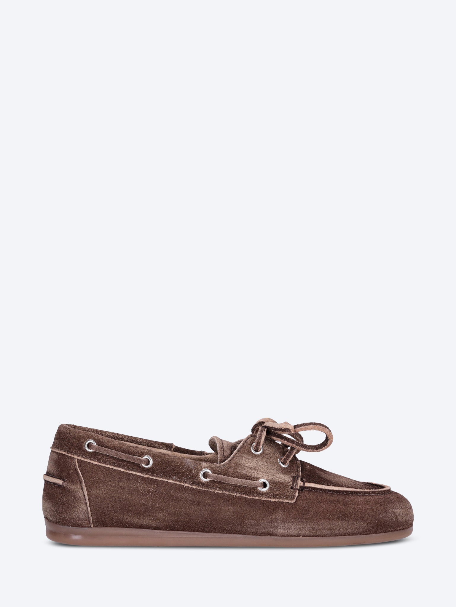Boat brushed suede loafer 1