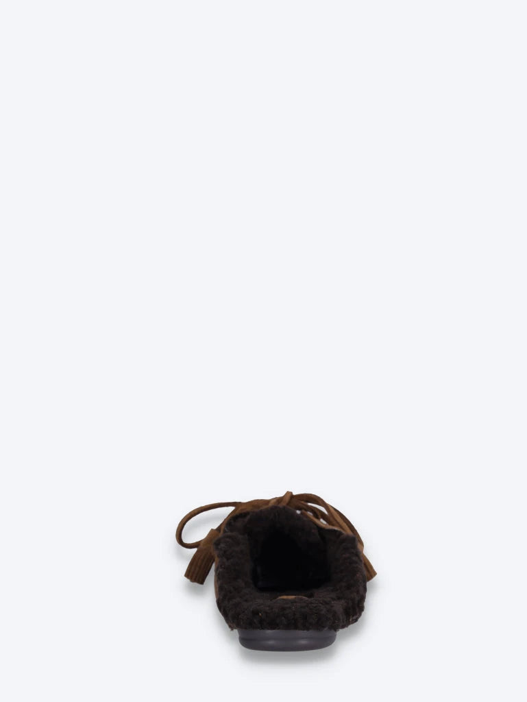 Boots-Loafer, Pantoletten, Pelzperlen 5