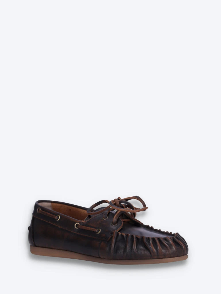 Wrinkle – Boots-Loafer aus gebürstetem Leder 2