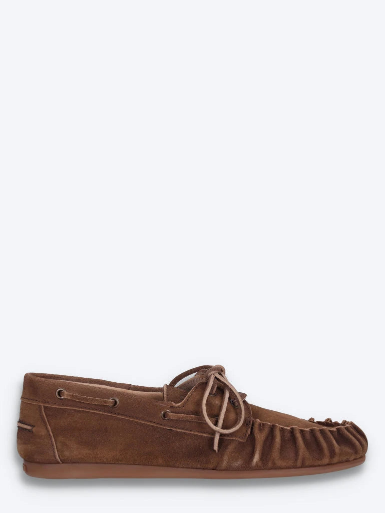 Wrinkle – Boots-Loafer aus gebürstetem Wildleder 1