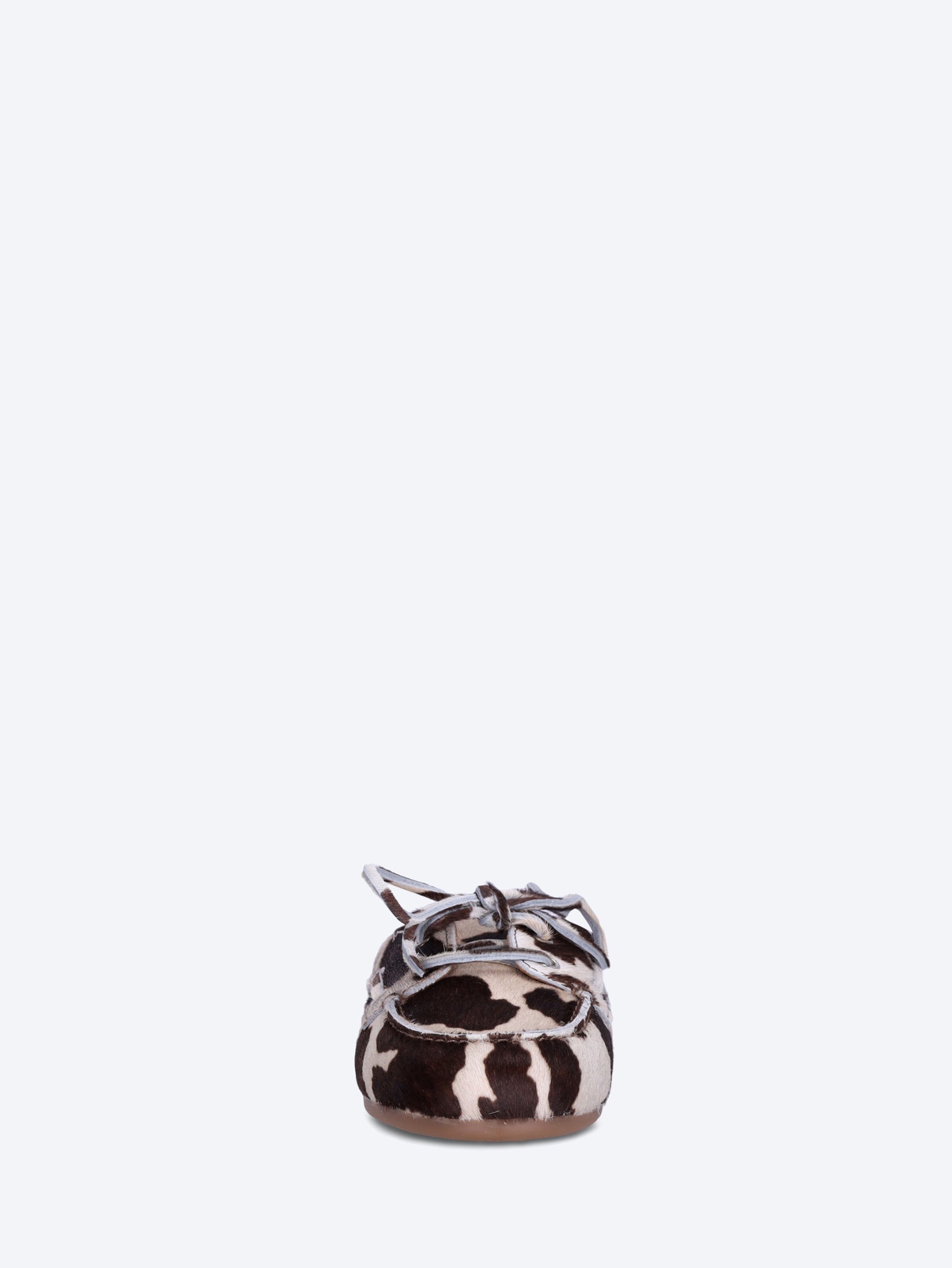 Boat print animal loafer mules 3