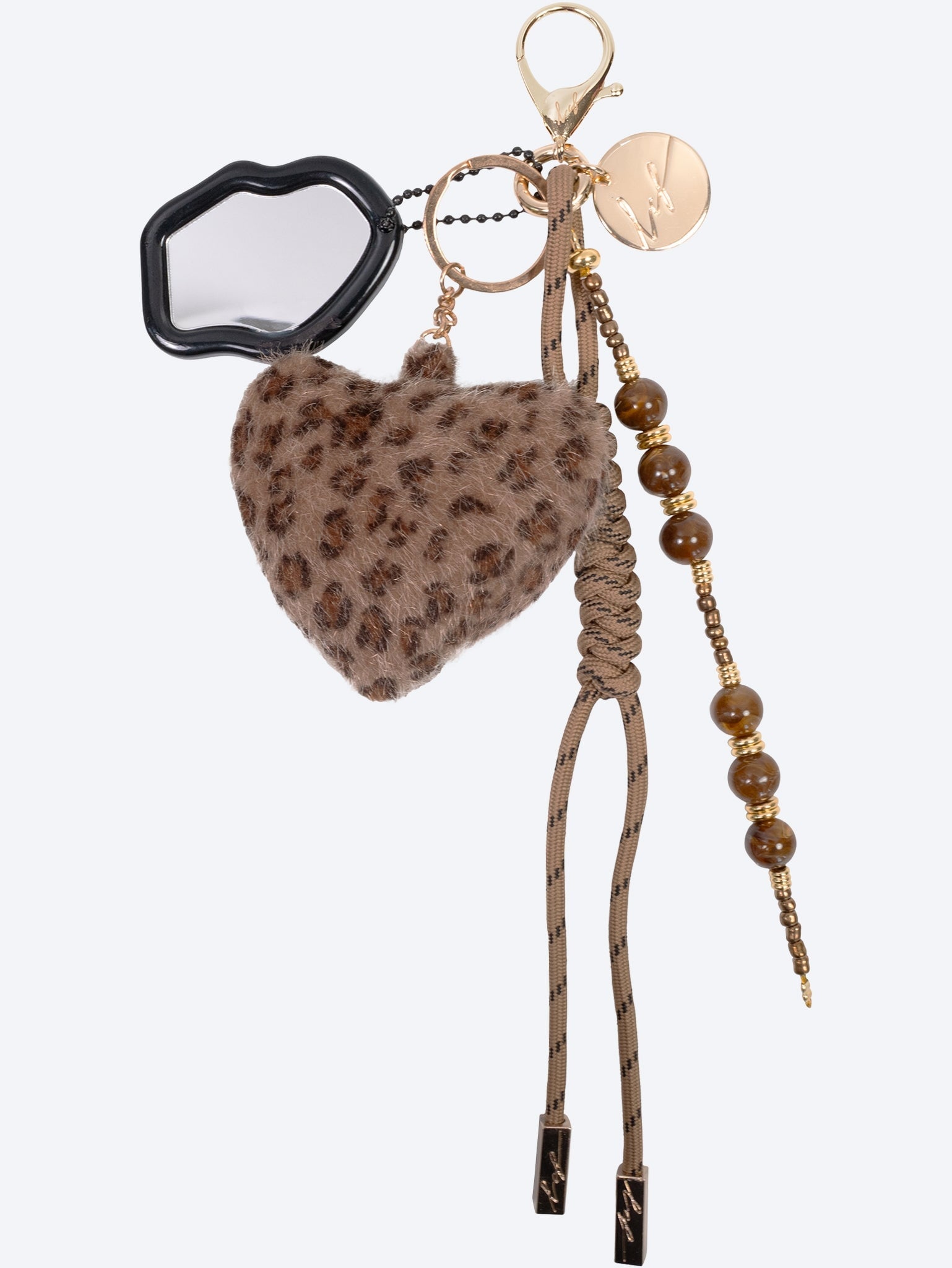 Bobby leopard heart and mat pearl bag jewel 30cm 3