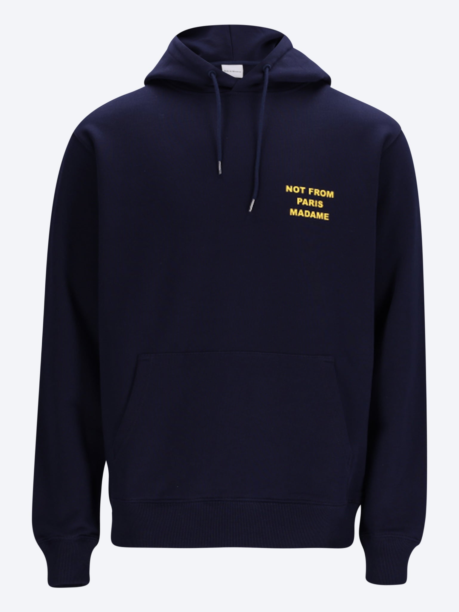 Kapuzenpullover mit auffälligem Slogan 1