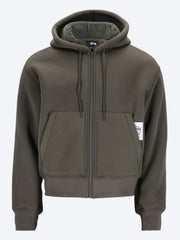 Sweat à capuche liné de sherpa lié ref: